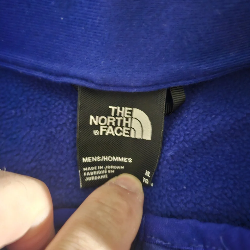 The North Face Pullover Mens Large Blue Canyonlands 1/2 Zip‎ Fleece NF0A5G9W